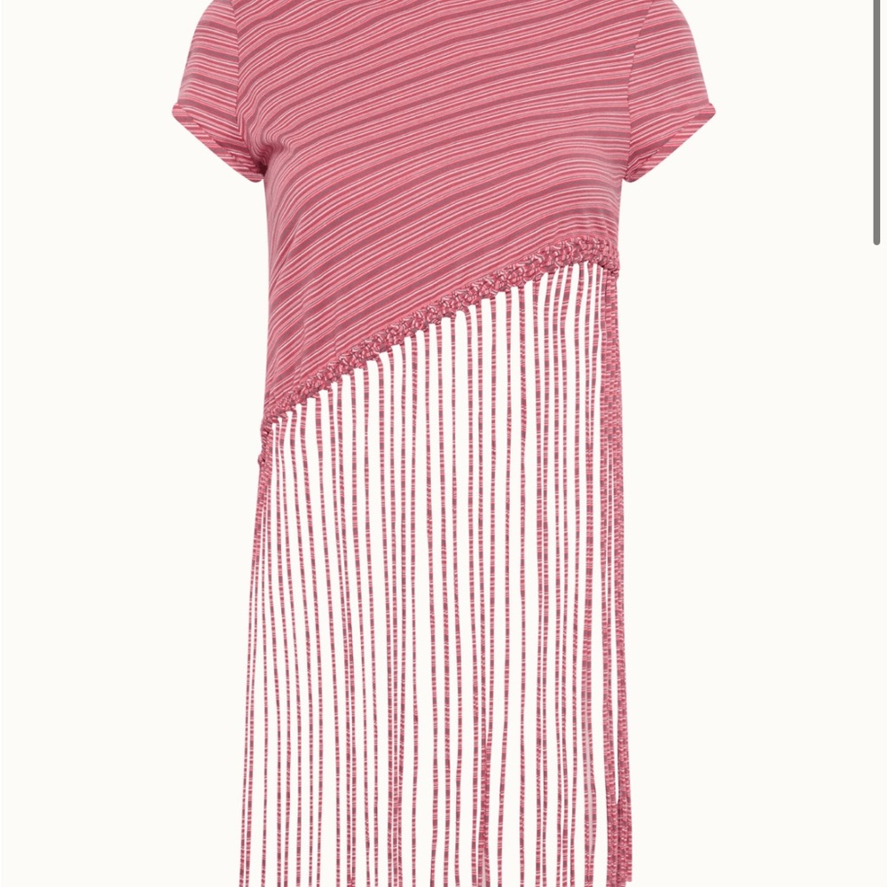 Faithfull the Brand Pink Ribbed Skirt